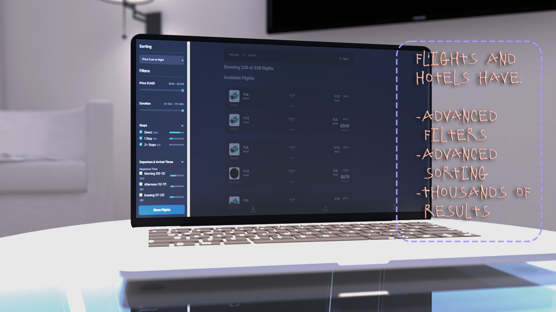 Adapted UI